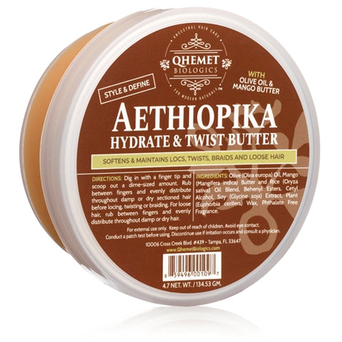 Qhemet Biologics Aethiopika Hydrate & Twist Butter 4.7oz - Product Junkie DC