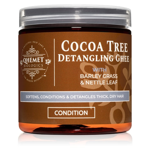 Qhemet Biologics Cocoa Tree Detangling Ghee 9oz - Product Junkie DC