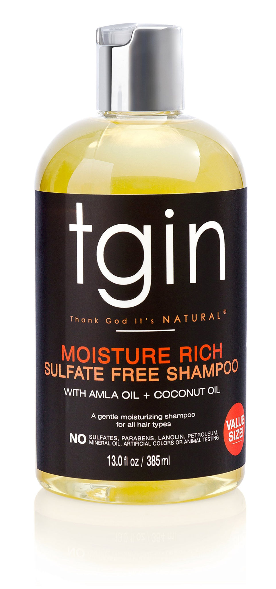 TGIN Moisture Rich Sulfate Free Shampoo 13 oz - Product Junkie DC