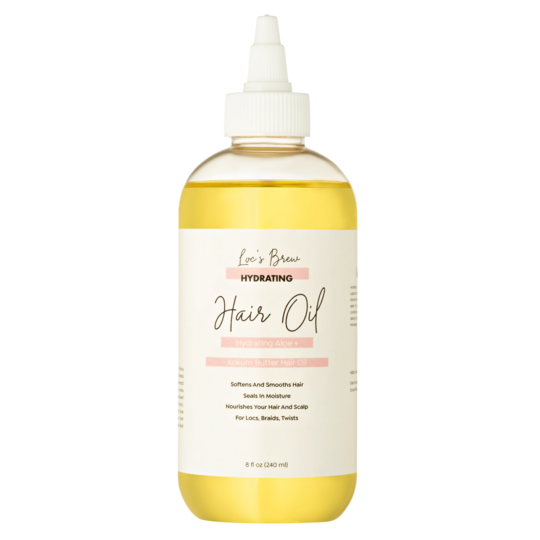 Locs' Brew Hydrating Aloe + Kokum Butter Sealing Hair Oil 8 oz - Product Junkie DC