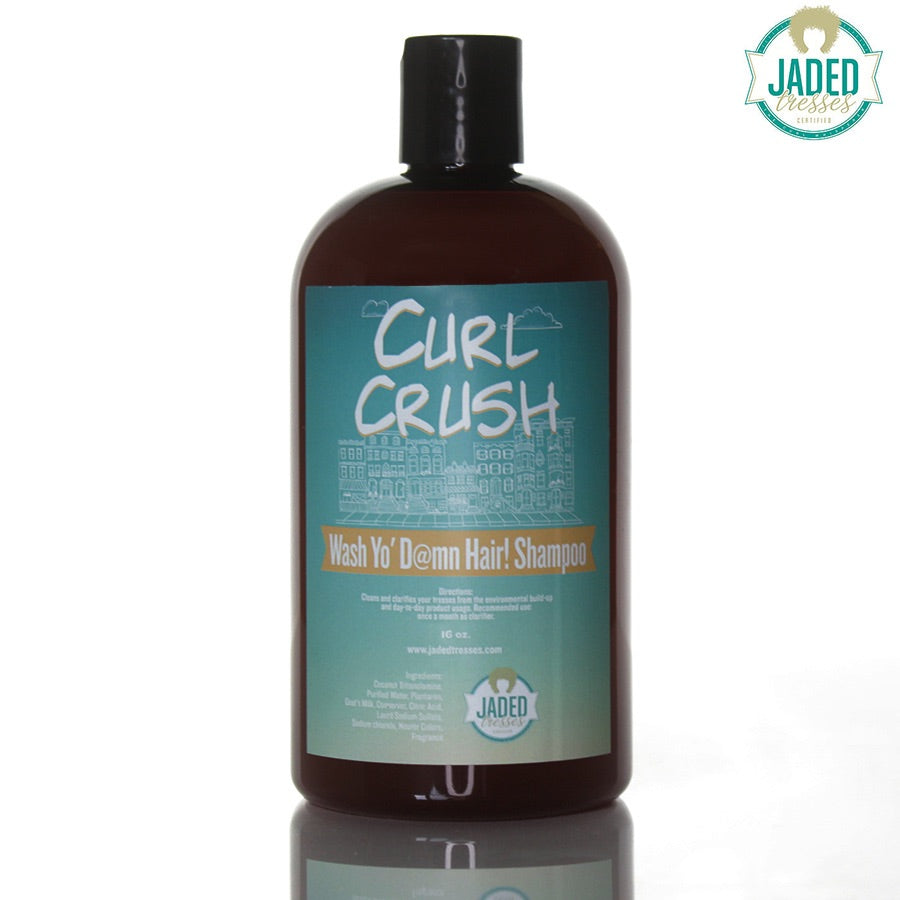 Curl Crush Wash Yo Damn Hair Shampoo - Product Junkie DC