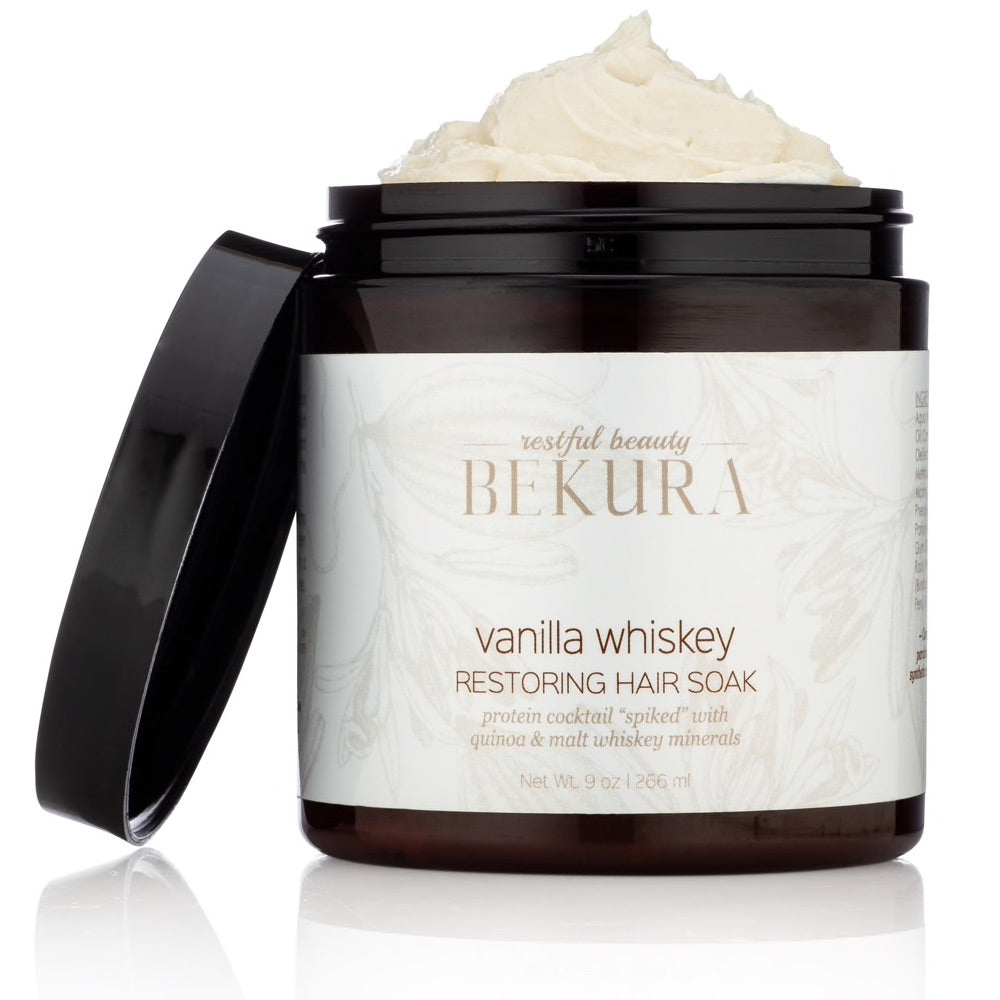 Bekura Vanilla Whiskey Restoring Hair Soak 9 oz - Product Junkie DC