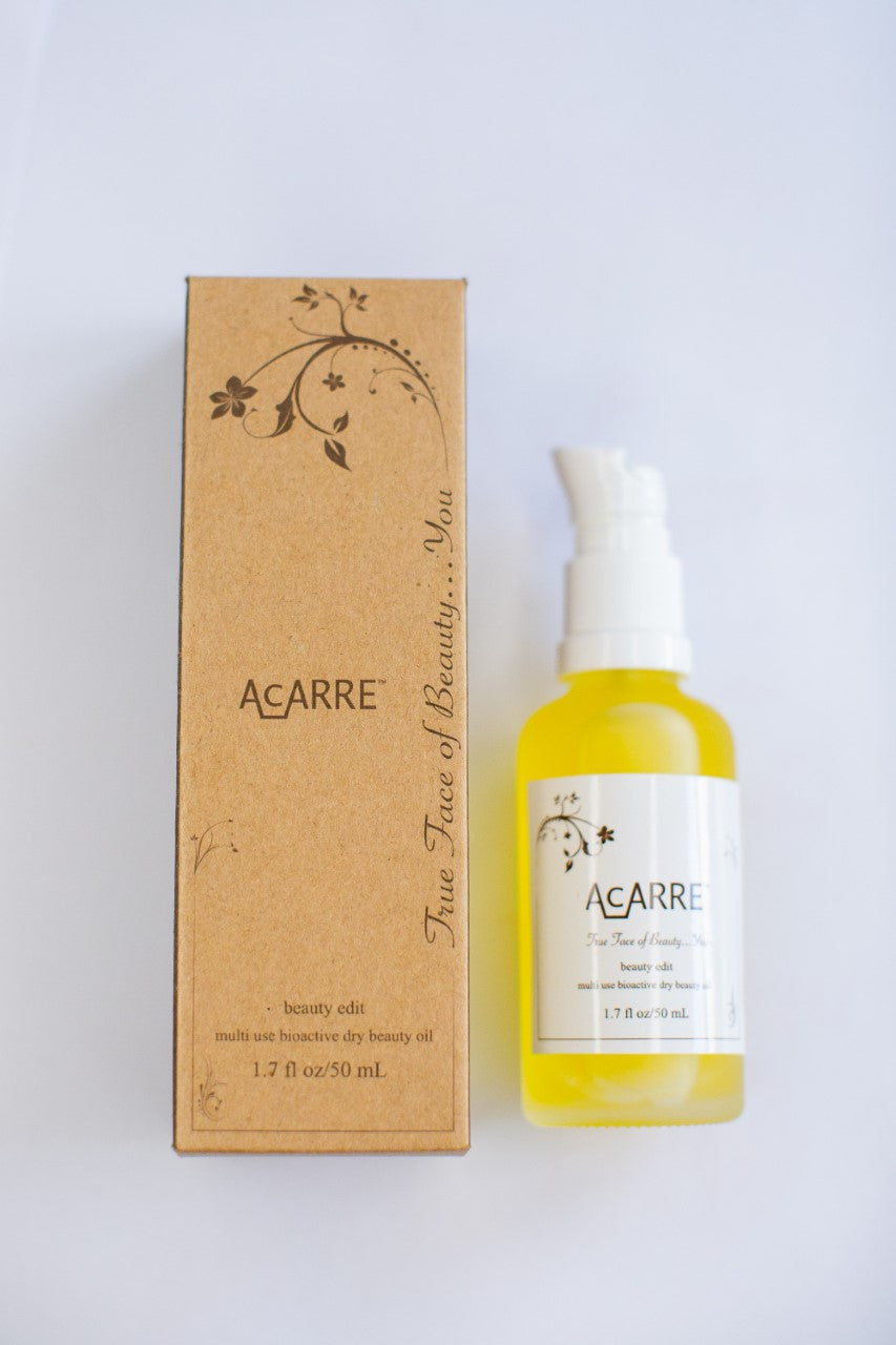 AcARRE beauty edit multi use bioactive dry beauty oil